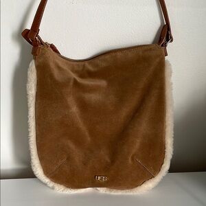 UGG Tan Suede Shoulder Bag